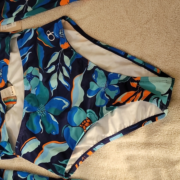 OP Ocean Pacific one piece split bathing suit large - Picture 5 of 7